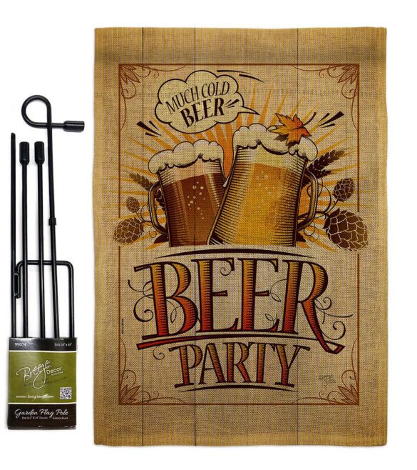 Beer Party - Beverages Happy Hour & Drinks Vertical Impressions Decorative Flags HG117061 Made In USA - Image 14