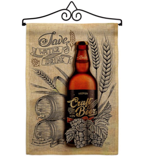 Craft Beer - Beverages Happy Hour & Drinks Vertical Impressions Decorative Flags HG117071 Made In USA - Image 17