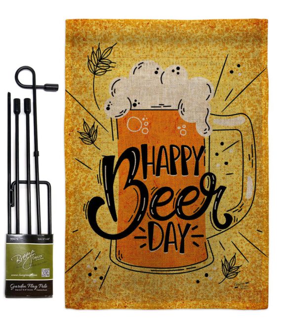 Happy Beer Day - Beverages Happy Hour & Drinks Vertical Impressions Decorative Flags HG137519 Made In USA - Image 14