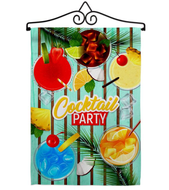 Cocktail Party - Beverages Happy Hour & Drinks Vertical Impressions Decorative Flags HG137529 Made In USA - Image 7
