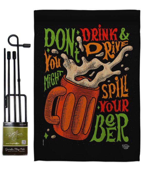Don't Drink Beer - Beverages Happy Hour & Drinks Vertical Impressions Decorative Flags HG192300 Made In USA - Image 4