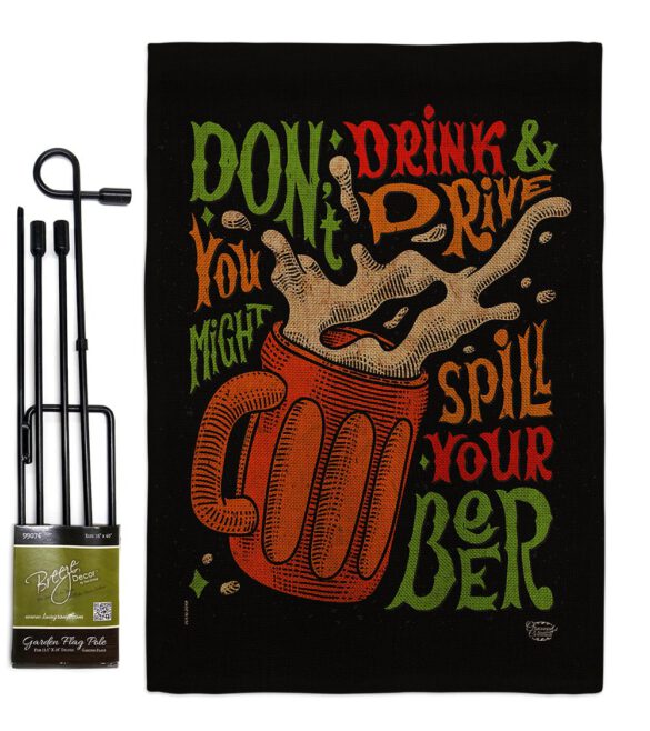 Don't Drink Beer - Beverages Happy Hour & Drinks Vertical Impressions Decorative Flags HG192300 Made In USA - Image 12