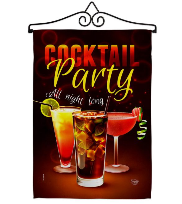 All Night Long - Beverages Happy Hour & Drinks Vertical Impressions Decorative Flags HG192523 Made In USA - Image 8