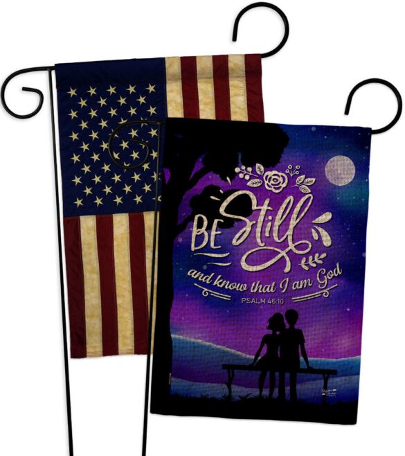 Be Still - Faith Religious Inspirational Vertical Impressions Decorative Flags HG130349 Made In USA - Image 29