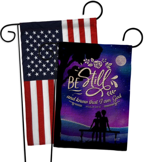 Be Still - Faith Religious Inspirational Vertical Impressions Decorative Flags HG130349 Made In USA - Image 31