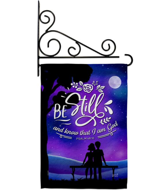 Be Still - Faith Religious Inspirational Vertical Impressions Decorative Flags HG130349 Made In USA - Image 18