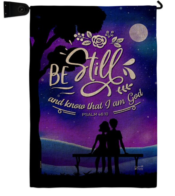 Be Still - Faith Religious Inspirational Vertical Impressions Decorative Flags HG130349 Made In USA - Image 40