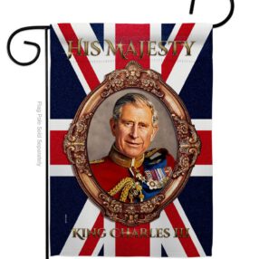 His Majesty CR III - Expression Inspirational Vertical Impressions Decorative Flags HG180337 Made In USA