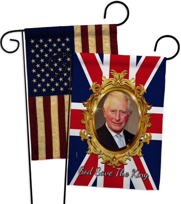God Save The King - Expression Inspirational Vertical Impressions Decorative Flags HG180335 Made In USA - Image 7