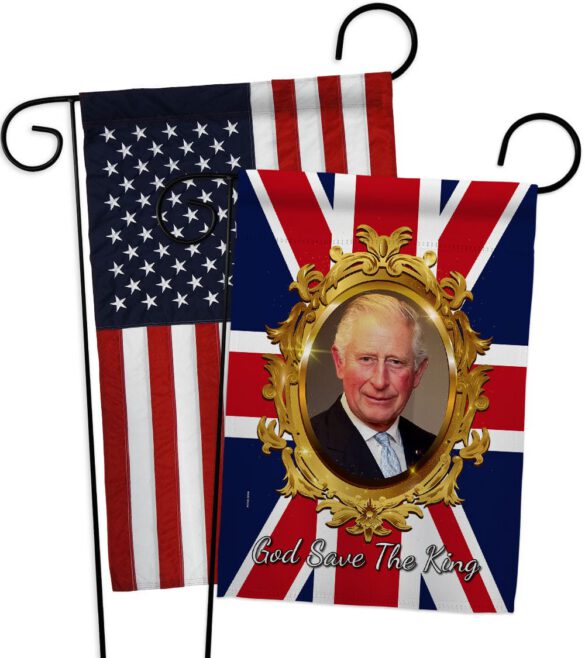God Save The King - Expression Inspirational Vertical Impressions Decorative Flags HG180335 Made In USA - Image 9