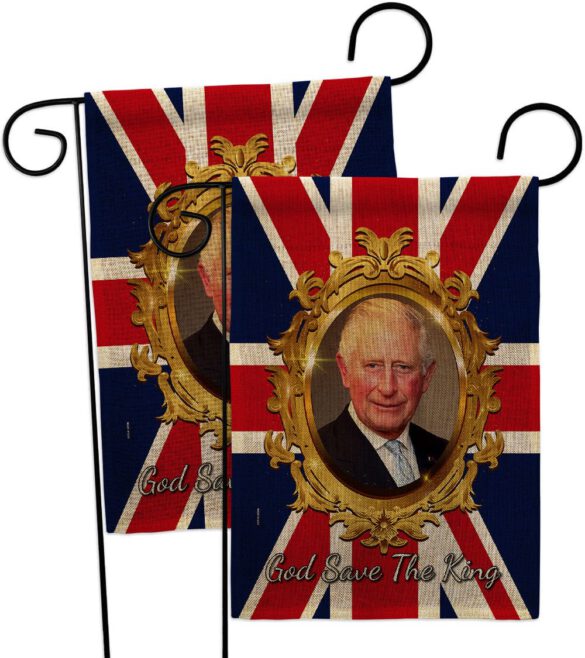 God Save The King - Expression Inspirational Vertical Impressions Decorative Flags HG180335 Made In USA - Image 32