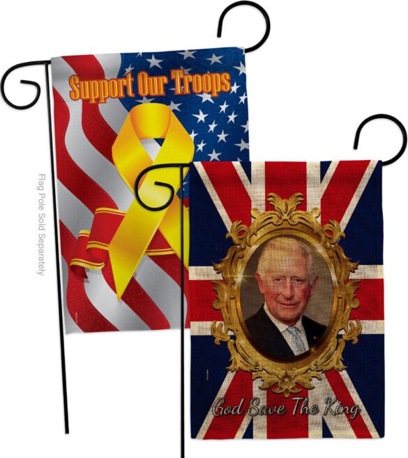 God Save The King - Expression Inspirational Vertical Impressions Decorative Flags HG180335 Made In USA - Image 34