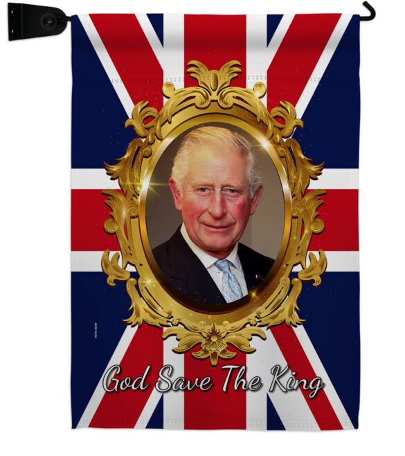 God Save The King - Expression Inspirational Vertical Impressions Decorative Flags HG180335 Made In USA - Image 18