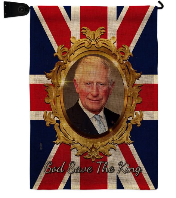 God Save The King - Expression Inspirational Vertical Impressions Decorative Flags HG180335 Made In USA - Image 39