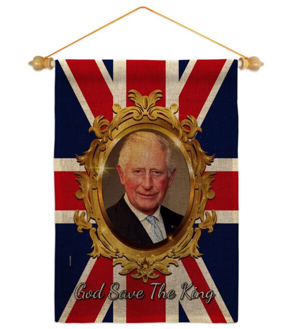 God Save The King - Expression Inspirational Vertical Impressions Decorative Flags HG180335 Made In USA - Image 40