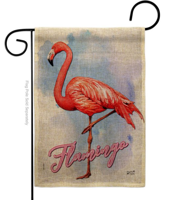 Flamingo - Birds Garden Friends Vertical Impressions Decorative Flags HG137342 Made In USA - Image 11