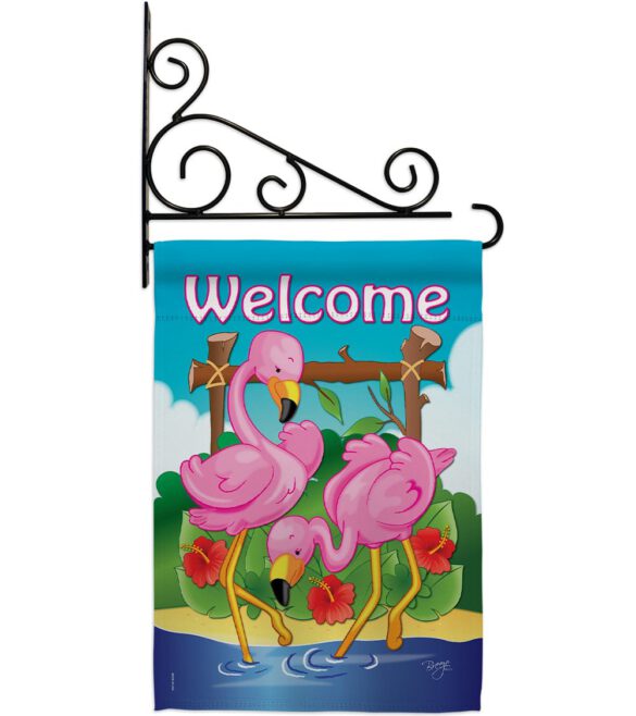 Flamingos - Birds Garden Friends Vertical Impressions Decorative Flags HG105029 Made In USA - Image 11