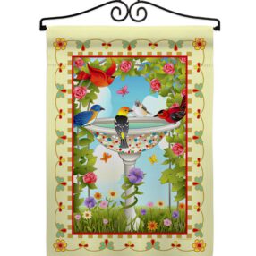 Garden Flag Birds GS105037 02