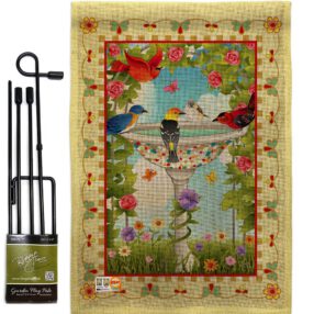 Garden Flag Birds GS105037 B