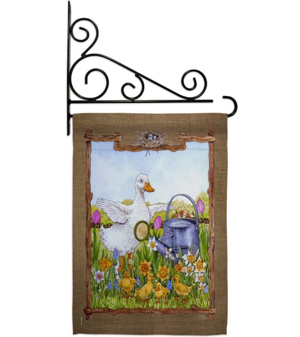 Duck & Duckies - Birds Garden Friends Vertical Impressions Decorative Flags HG105046 Made In USA - Image 11