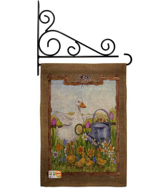 Duck & Duckies - Birds Garden Friends Vertical Impressions Decorative Flags HG105046 Made In USA - Image 12