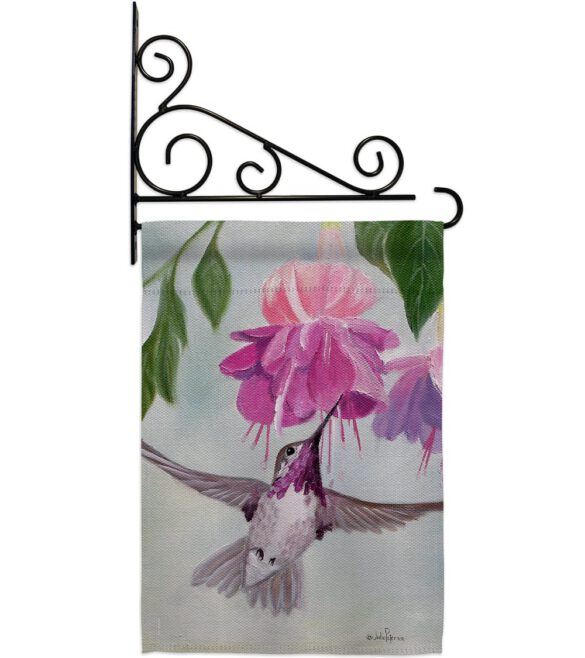Flight of Hummingbird - Birds Garden Friends Vertical Impressions Decorative Flags HG105047 Made In USA - Image 11