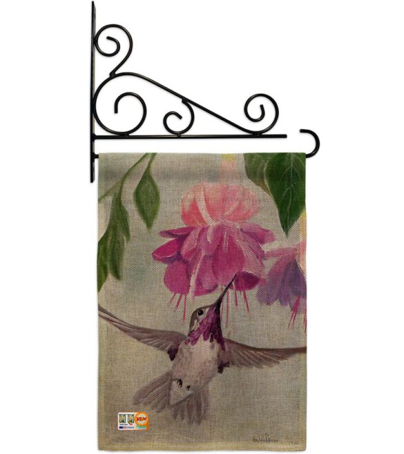 Flight of Hummingbird - Birds Garden Friends Vertical Impressions Decorative Flags HG105047 Made In USA - Image 12