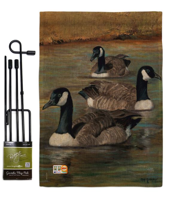 Geese - Birds Garden Friends Vertical Impressions Decorative Flags HG105049 Made In USA - Image 9