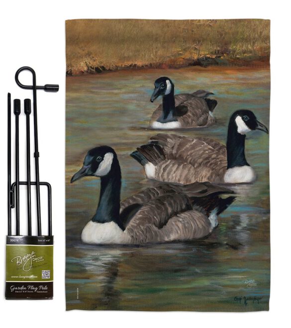 Geese - Birds Garden Friends Vertical Impressions Decorative Flags HG105049 Made In USA - Image 4