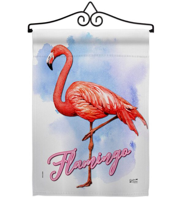 Flamingo - Birds Garden Friends Vertical Impressions Decorative Flags HG137342 Made In USA - Image 7