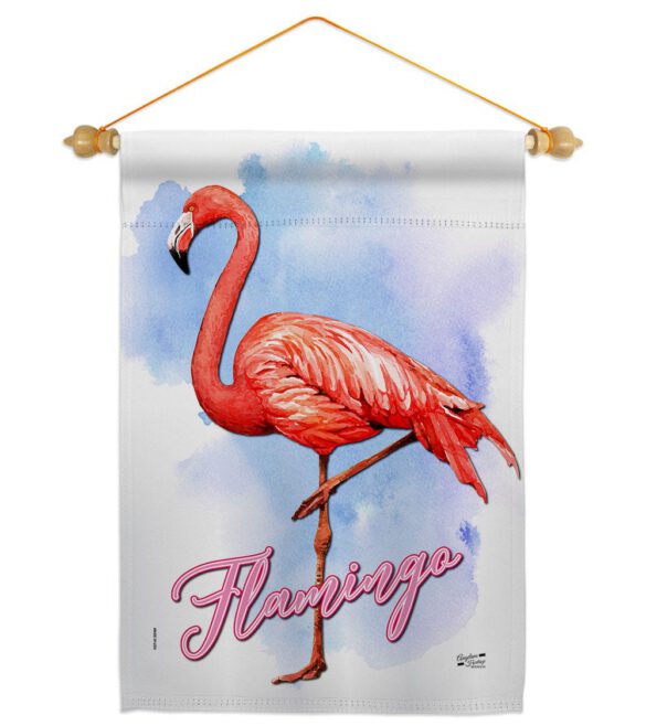 Flamingo - Birds Garden Friends Vertical Impressions Decorative Flags HG137342 Made In USA - Image 23