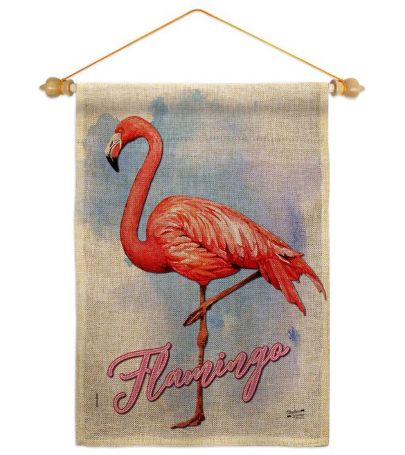 Flamingo - Birds Garden Friends Vertical Impressions Decorative Flags HG137342 Made In USA - Image 24