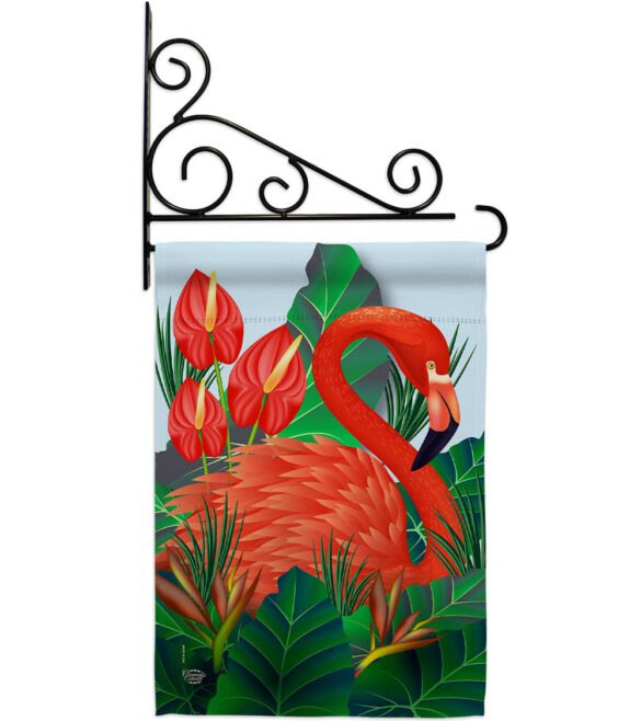 Flamingo Paradise - Birds Garden Friends Vertical Impressions Decorative Flags HG192121 Made In USA - Image 11