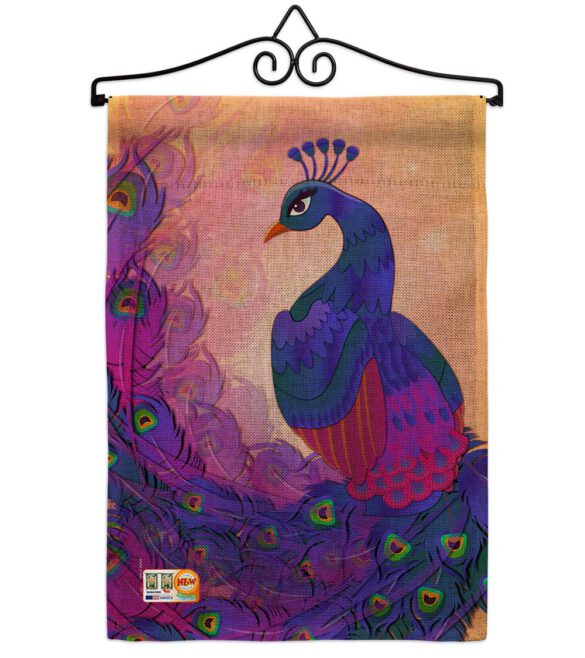 Beautiful Peafowl - Birds Garden Friends Vertical Impressions Decorative Flags HG192123 Made In USA - Image 10