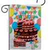 Birthday Wish - Party Celebration Special Occasion Vertical Impressions Decorative Flags HG120259 Made In USA