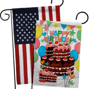Garden Flag Birthday GP120259AB