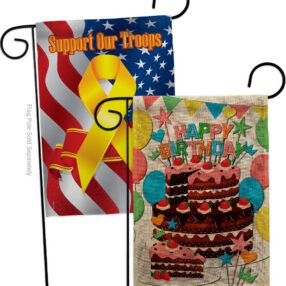 Garden Flag Birthday GP120259AF B