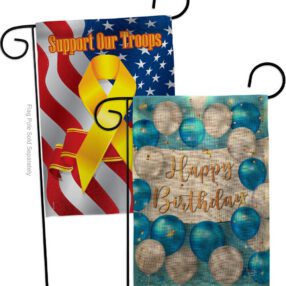 Garden Flag Birthday GP190055AF B