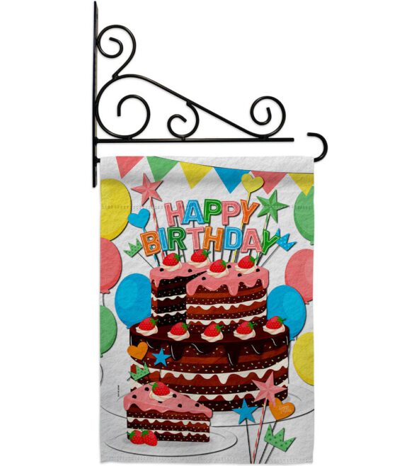 Birthday Wish - Party Celebration Special Occasion Vertical Impressions Decorative Flags HG120259 Made In USA - Image 17