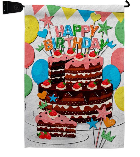 Birthday Wish - Party Celebration Special Occasion Vertical Impressions Decorative Flags HG120259 Made In USA - Image 18