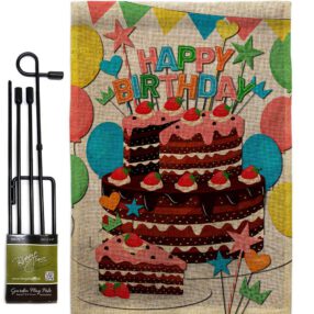 Garden Flag Birthday GS120259 B