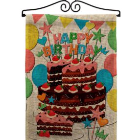 Garden Flag Birthday GS120259 B 02