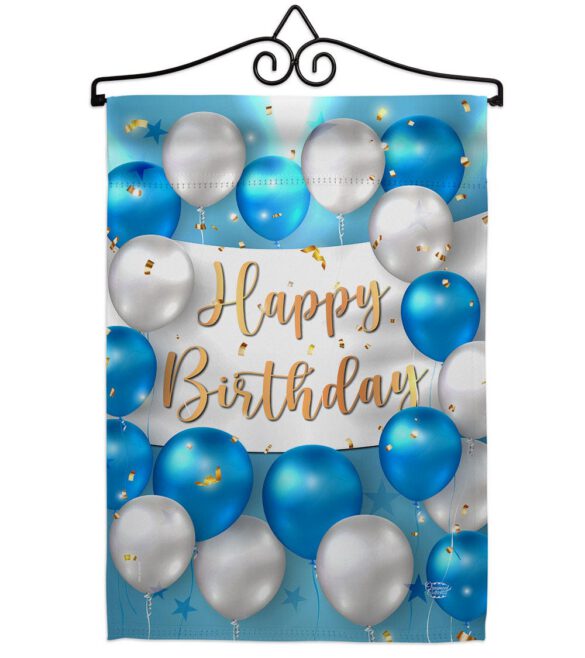 Birthday Balloons - Party Celebration Special Occasion Vertical Impressions Decorative Flags HG190055 Made In USA - Image 16