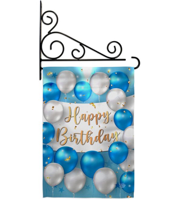 Birthday Balloons - Party Celebration Special Occasion Vertical Impressions Decorative Flags HG190055 Made In USA - Image 17