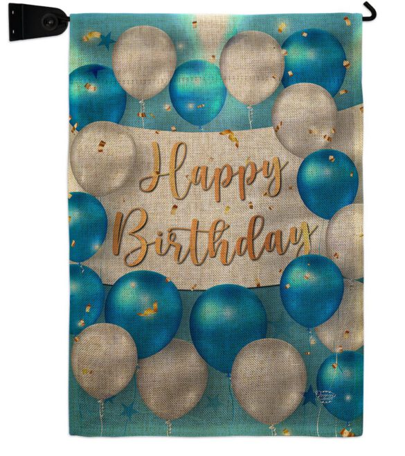 Birthday Balloons - Party Celebration Special Occasion Vertical Impressions Decorative Flags HG190055 Made In USA - Image 39