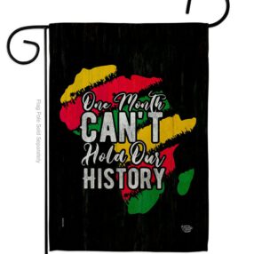 Hold Our History - Support Inspirational Vertical Impressions Decorative Flags HG190069 Made In USA