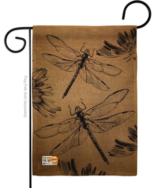 Dragonfly - Bugs & Frogs Garden Friends Vertical Impressions Decorative Flags HG104001 Made In USA - Image 8