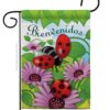 Bienvenidos Tortolitas - Bugs & Frogs Garden Friends Vertical Impressions Decorative Flags HG104074 Imported