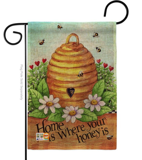 Bee Hive Home - Bugs & Frogs Garden Friends Vertical Impressions Decorative Flags HG104083 Made In USA - Image 8