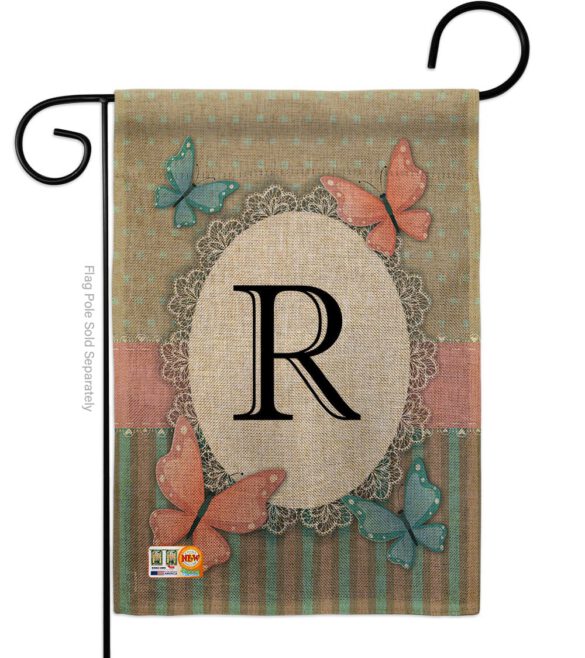 Butterflies R Initial - Bugs & Frogs Garden Friends Vertical Impressions Decorative Flags HG130148 Made In USA - Image 8